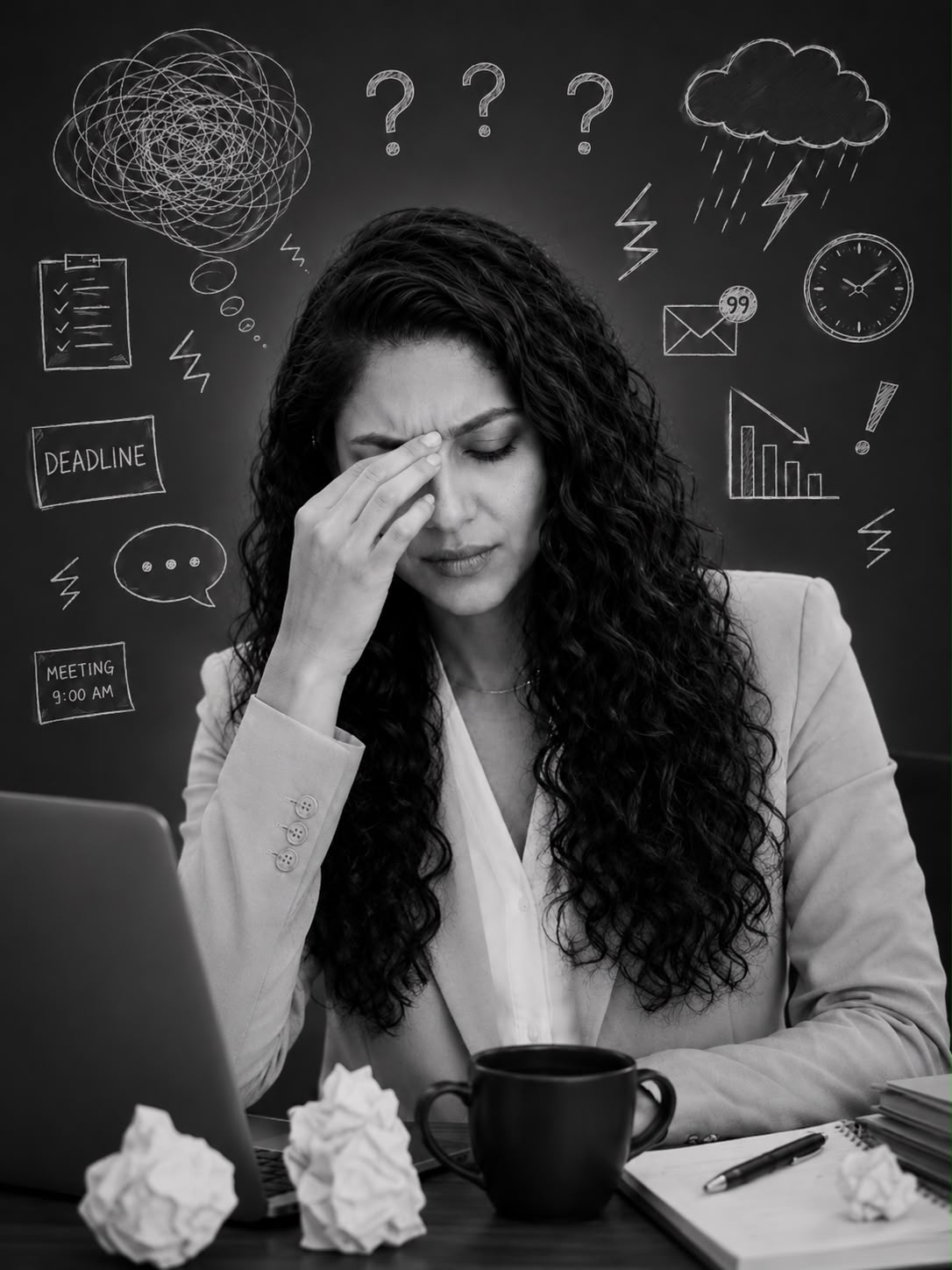 Before – overwhelmed